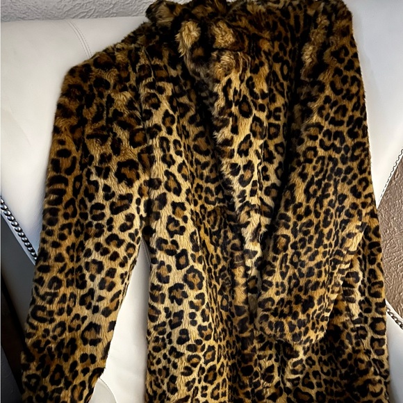 Zara TRF collection faux fur leopard coat*fabulous* - Picture 3 of 15